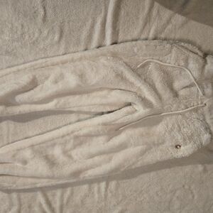 Faux fur sleep pants